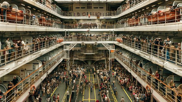 Coût pour remplir un bateau de croisière: les chiffres